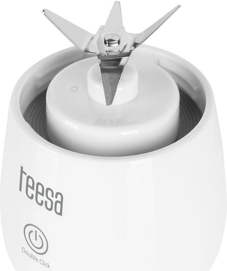 Teesa Μπλέντερ με Γυάλινη Κανάτα 450 ml Λευκό TSA3543