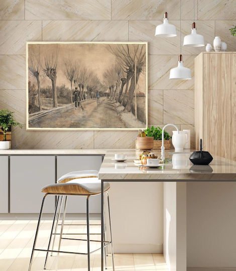 Road In Etten By Vincent Van Gogh Painting Copy of Van Gogh on Canvas 65x40cm