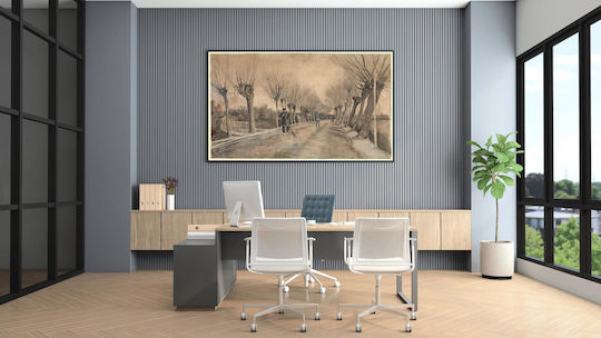 Road In Etten By Vincent Van Gogh Painting Copy of Van Gogh on Canvas 65x40cm