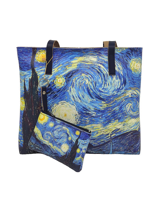 Gift-Me Van Gogh - Έναστρη Νύχτα Damen Tasche Schulter Mehrfarbig