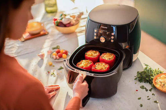 Philips Air Fryer 7.3lt Μαύρο HD9867/90
