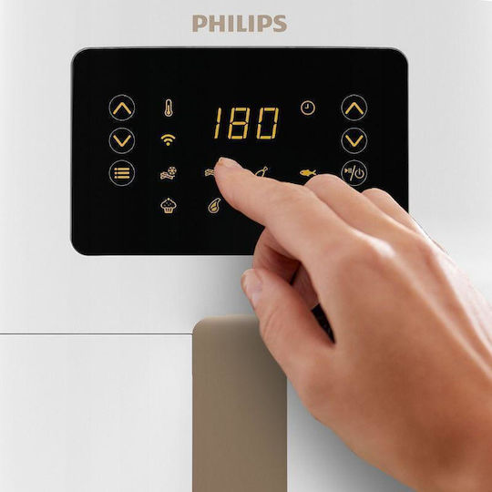 Philips Air Fryer with Wi-Fi 4.1lt White HD9255/30