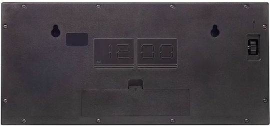 Nextime Nextime Tischuhr Digital Metallisch Schwarz 5229ZW