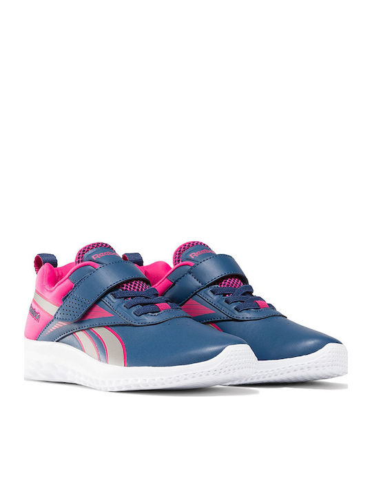 Rush Runner Rush Runner 5 Syn Alt Kids Sports Shoes Running with Hoop & Loop Closure Navy Blue