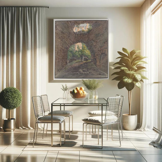 A Young Painting on Canvas 110x110cm