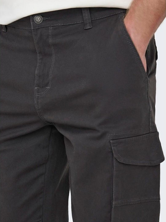 Παντελόνι Cargo Ελαστικό Grey