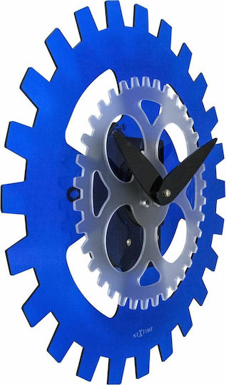 Nextime Ρολόι Τοίχου Μπλε Ø35cm Nextime Ρολόι Τοίχου Μπλε Ø35cm