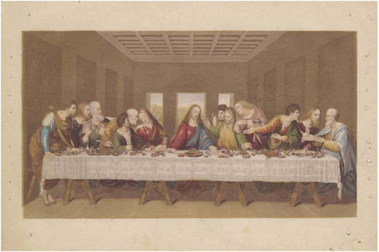 Last Supper Tablou pe Pânză 80x50cm
