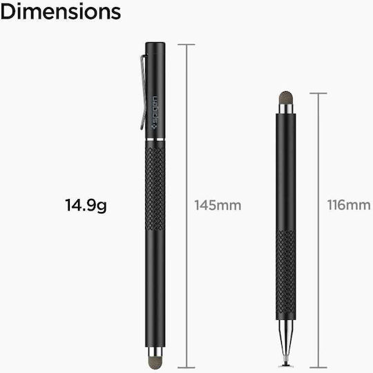Spigen Universal Stylus в Черен цвят APP07078