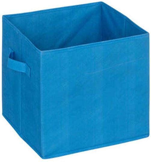 Papier Aufbewahrungsbox mit Deckel Blau 29x29x29cm 2 Stück