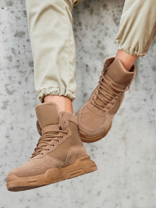 Ombre Bărbați Sneakers Camel