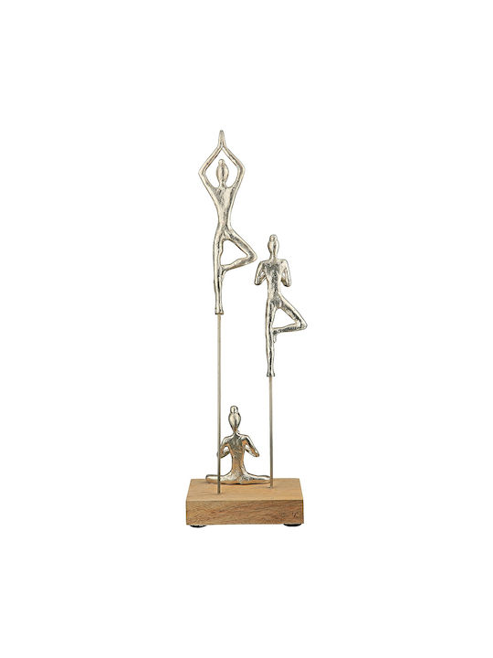 ArteLibre Decorative Figure made of Metal 9x15.5x51cm 1pcs