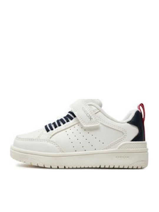 J Washiba Kids Sneakers with Scratch White