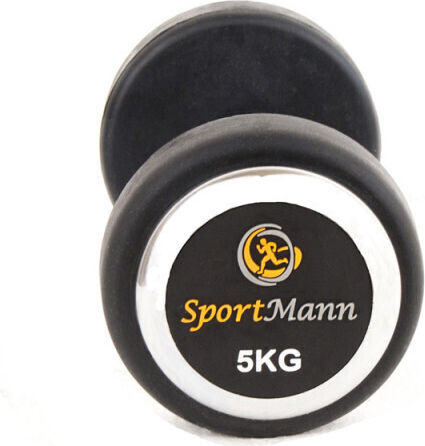 Sportmann Дъмбел Кръгла Гумен 1 x 5кг