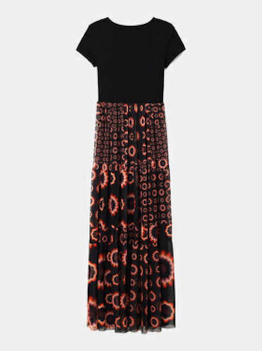 Desigual Summer Midi Dress Black