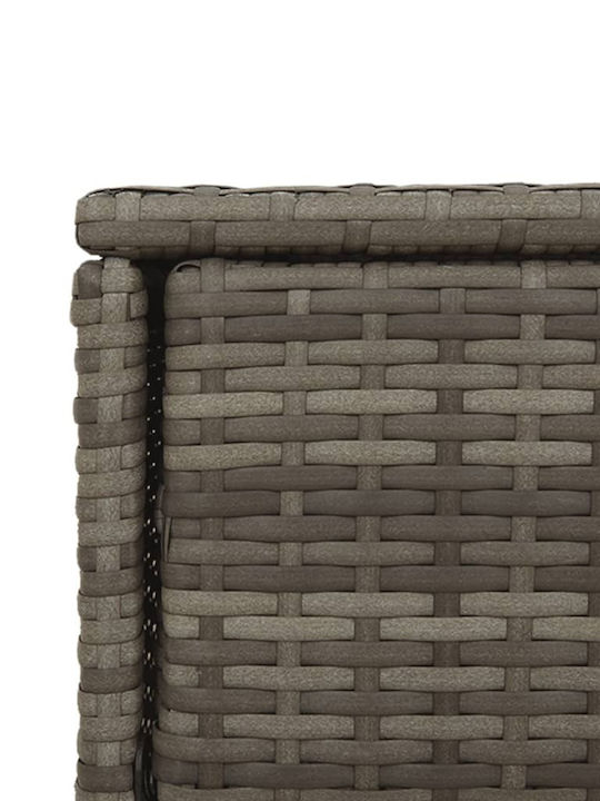 vidaXL Outdoor Storage Box Gray L105xW55xH113cm