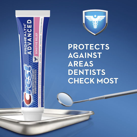 Crest Pro-health Advanced Sensitive Relief Οδοντόκρεμα για Τερηδόνα & Ευαίσθητα Δόντια 144gr