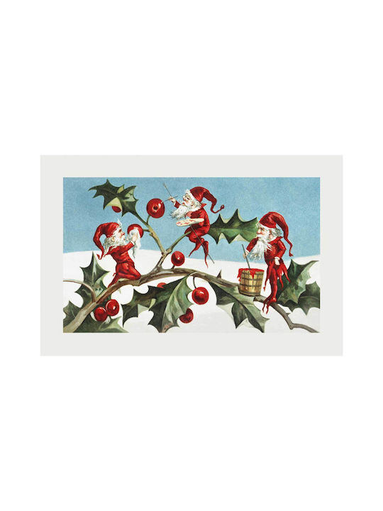 Santa Gemälde auf Leinwand 120x80cm