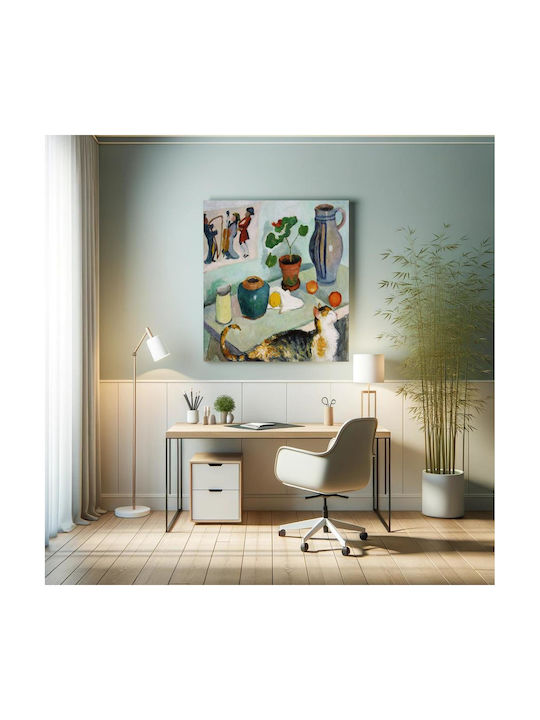 August Macke's Ghost Painting on Canvas 110x110cm
