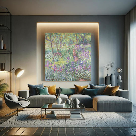 Artist’s Garden Painting on Canvas 50x50cm