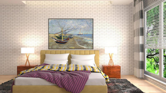 Vincent Van Gogh's Fishing Boats On Vincent Van Gogh's Fishing Boats On