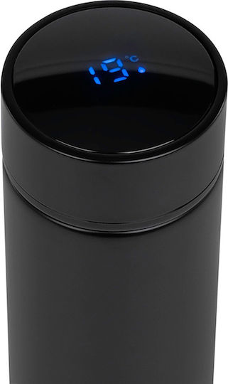 N'Oveen Bottle Thermos Stainless Steel 450ml Black