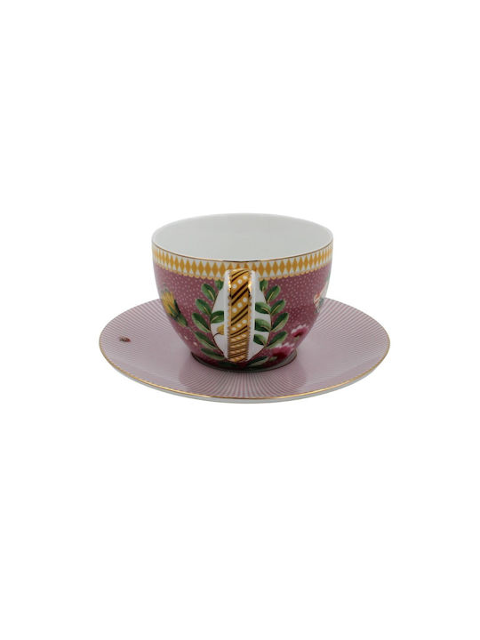 PiP Studio La Majorelle Set of Cups Tea Porcelain Multicolored 280ml 2pcs