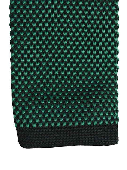 E-Ties Men's Tie Knitted Printed in Green Color