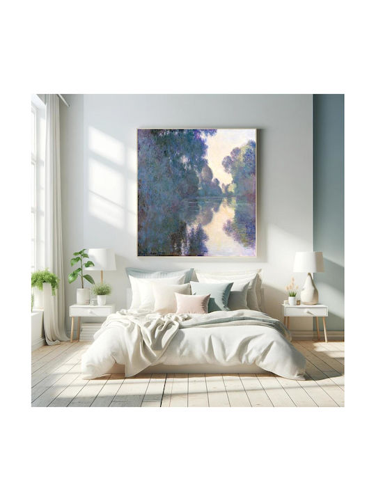 Morning On Seine Near Giverny 1897 Painting on Canvas 80x80cm