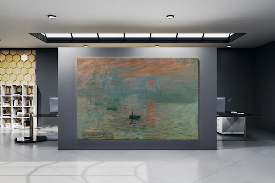 Claude Monet's Impression, Sunrise (1872) Painting on Canvas 80x50cm