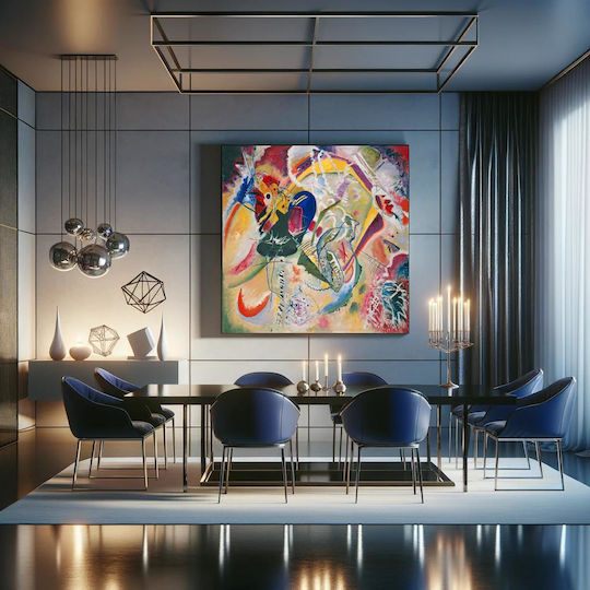 Improvisation 35 1914 Картина Платнен 110x110см