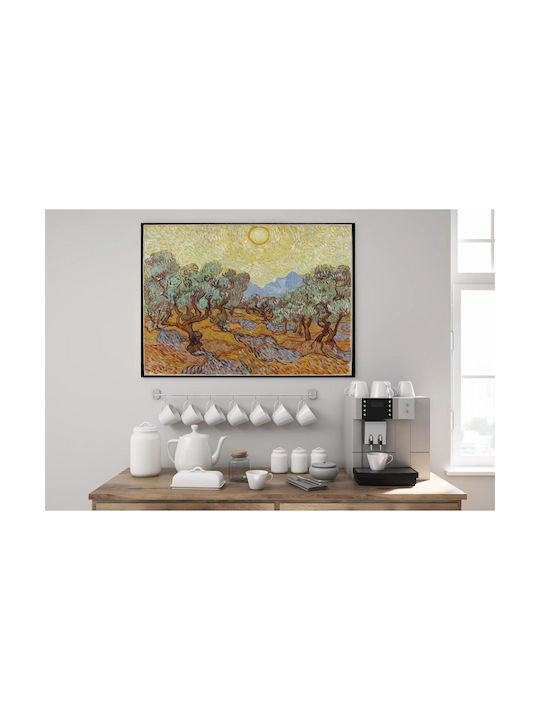Olive Painting Copy of Van Gogh on Canvas 150x100cm