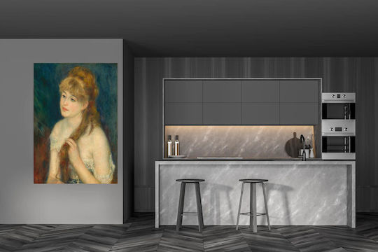 Pierre-auguste Renoir's Young Painting on Canvas 100x150cm