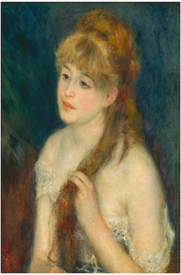 Pierre-auguste Renoir's Young Painting on Canvas 100x150cm