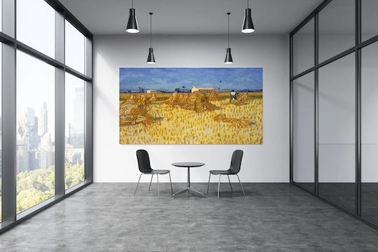 Vincent Van Gogh - Corn Harvest In Provence Painting Copy of Van Gogh on Canvas 50x40cm