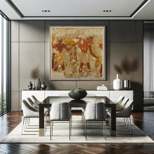 Bringing Gifts Gemälde Metallisch 110x110cm