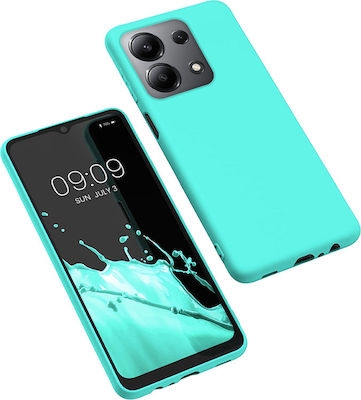 Liquid Back Cover Silicone Durable Turquoise (Redmi Note 13 5G)