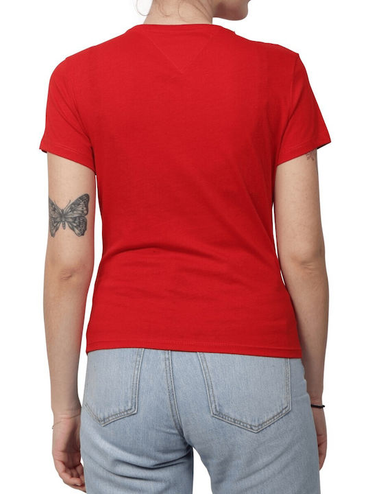 Tommy Hilfiger Women's T-shirt Red