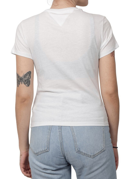 Tommy Hilfiger Damen Sport T-Shirt Weiß