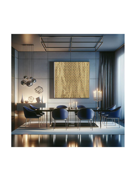 Brocade Tablou Metalic 120x120cm
