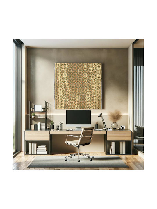 Brocade Tablou Metalic 120x120cm