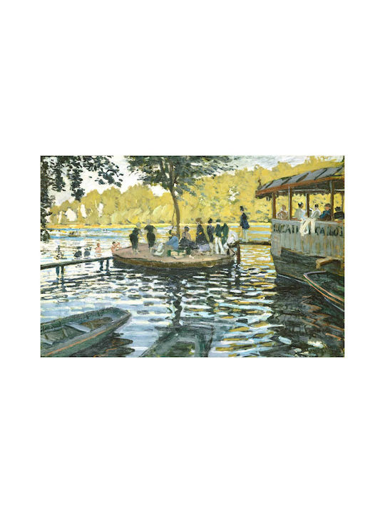 La Grenouillère 1869 Πίνακας σε Καμβά 120x80cm