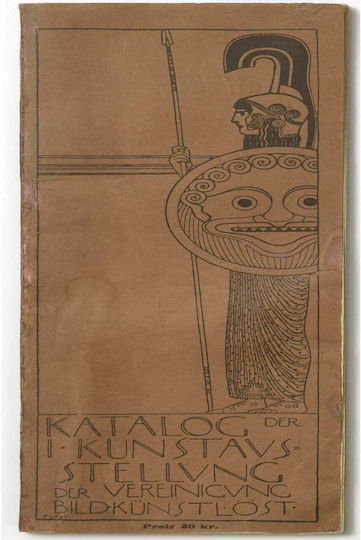 Catalog 1st Exhibition .vienna Secession March June 1898 Painting on Canvas 40x50cm