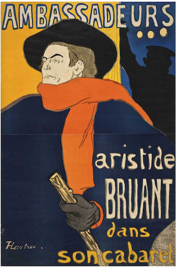 Ambassadeurs Aristide Bruant Πίνακας σε Καμβά 70x100cm