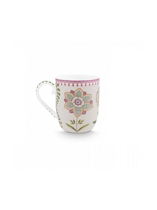 PiP Studio Lotus Off Cană din Porțelan Albă 145ml 1buc