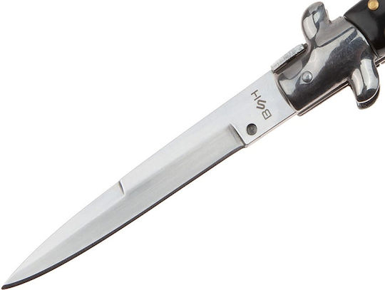 Sicilian Helper Taschenmesser Automatisch Schwarz in Hülle