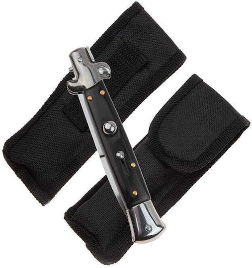 Sicilian Helper Taschenmesser Automatisch Schwarz in Hülle