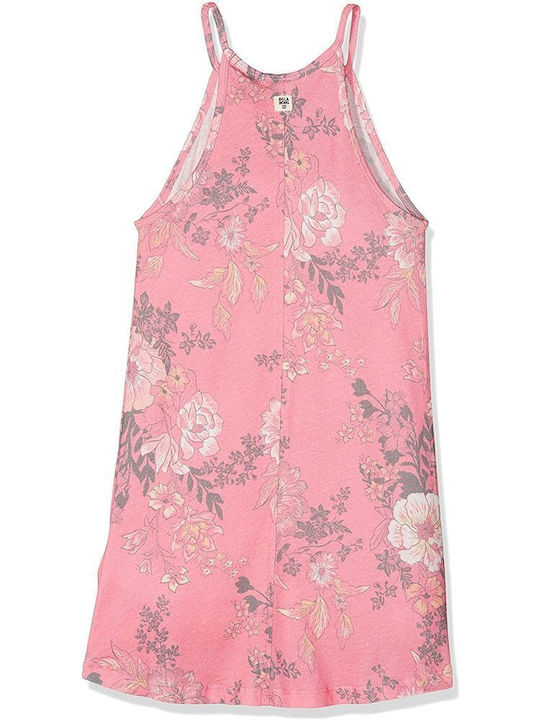 Billabong Rochie pentru Copii Floral Roz