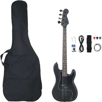 vidaXL Electric Guitar in Black Color