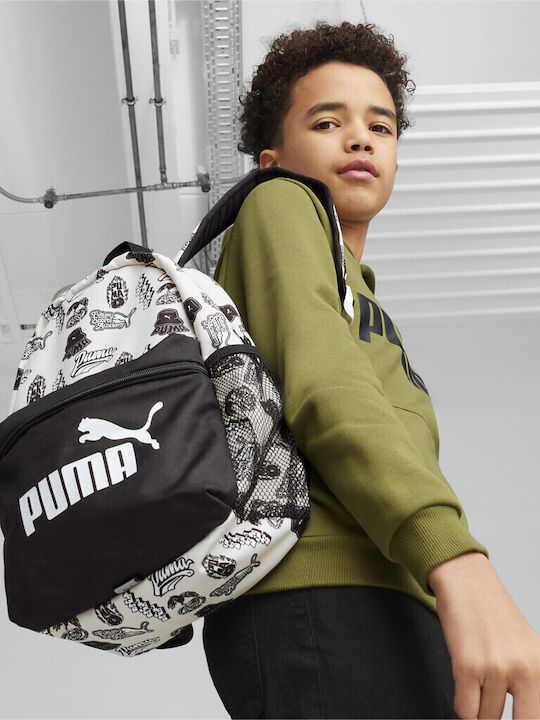 PUMA School Bag Backpack Junior High-High School White 13Liters